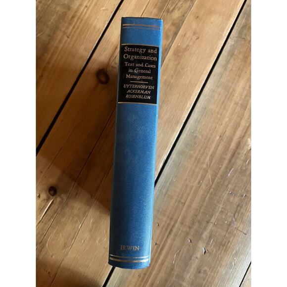 VTG Strategy & Organization text & cases in general management book 1973 harvard - Picture 3 of 8